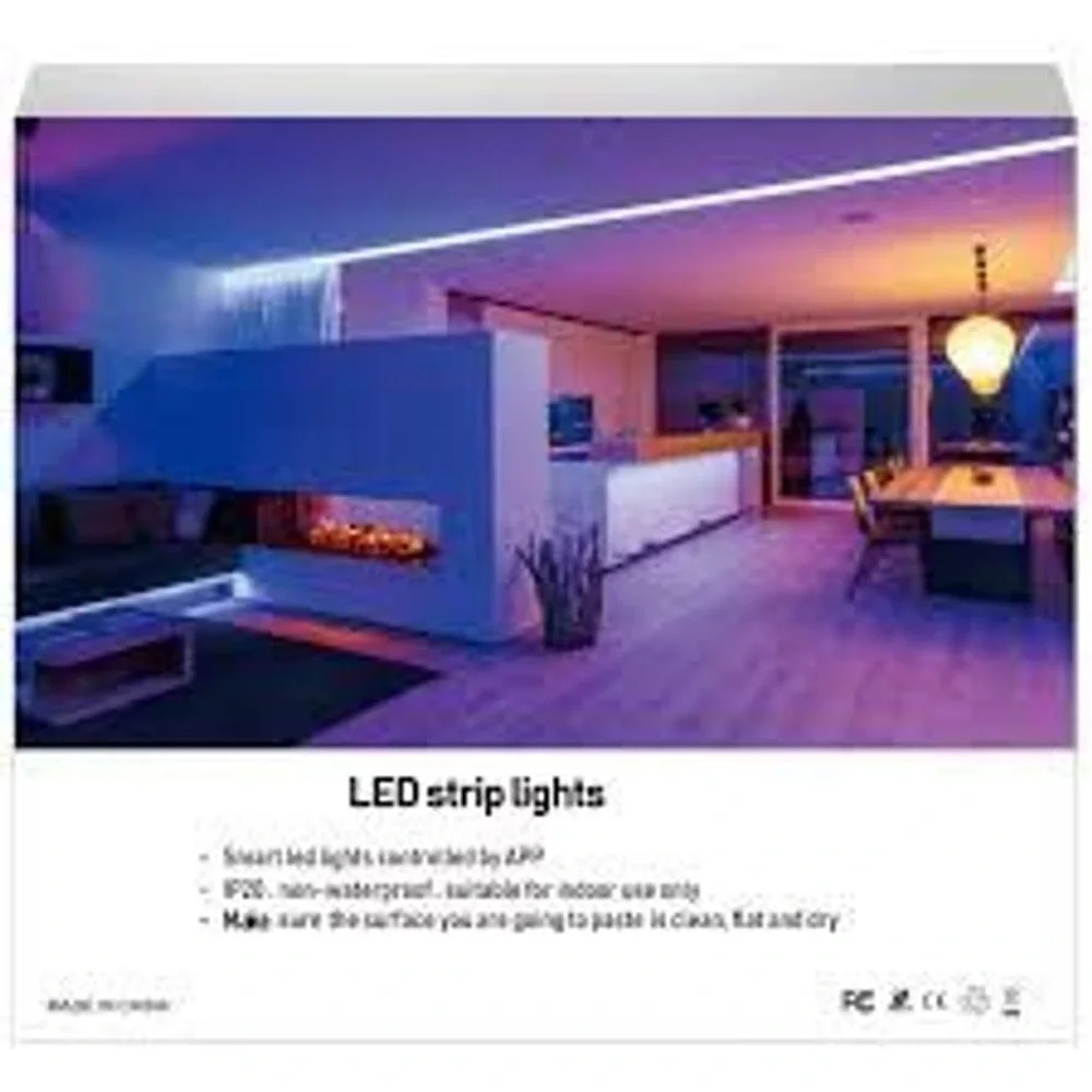 DAYBETTER 100ft LED Strip Lights,USB Powered,App Control and Music Sync, Color C